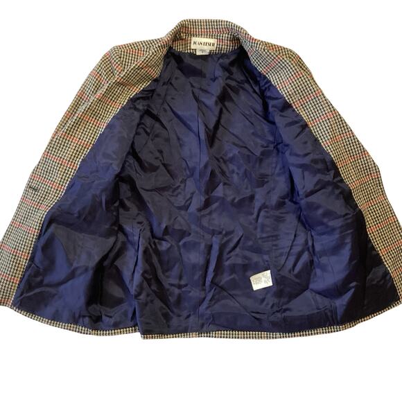 Vintage Joan Leslie Houndstooth Pattern Blazer - Picture 5 of 7